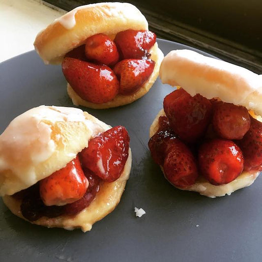 Trending: 10 Places to Get Gorgeous Strawberry-Filled Doughnuts