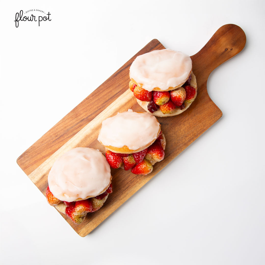 Strawberry Brioche Donuts