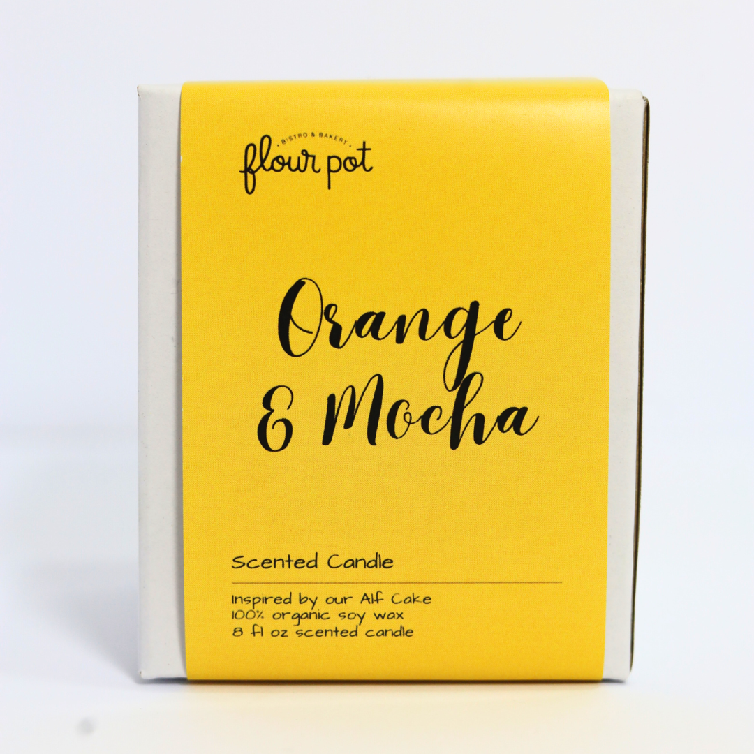 Scented Candle - Orange and Mocha