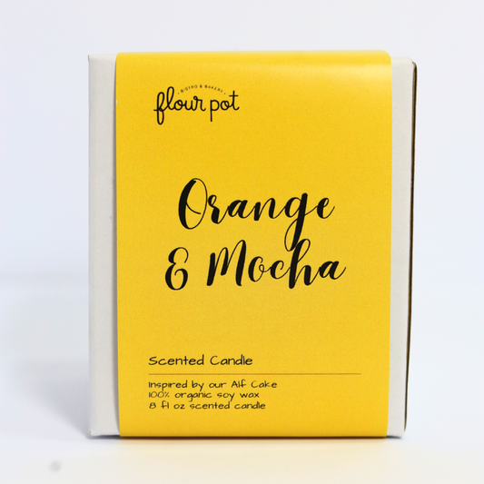 Scented Candle - Orange and Mocha