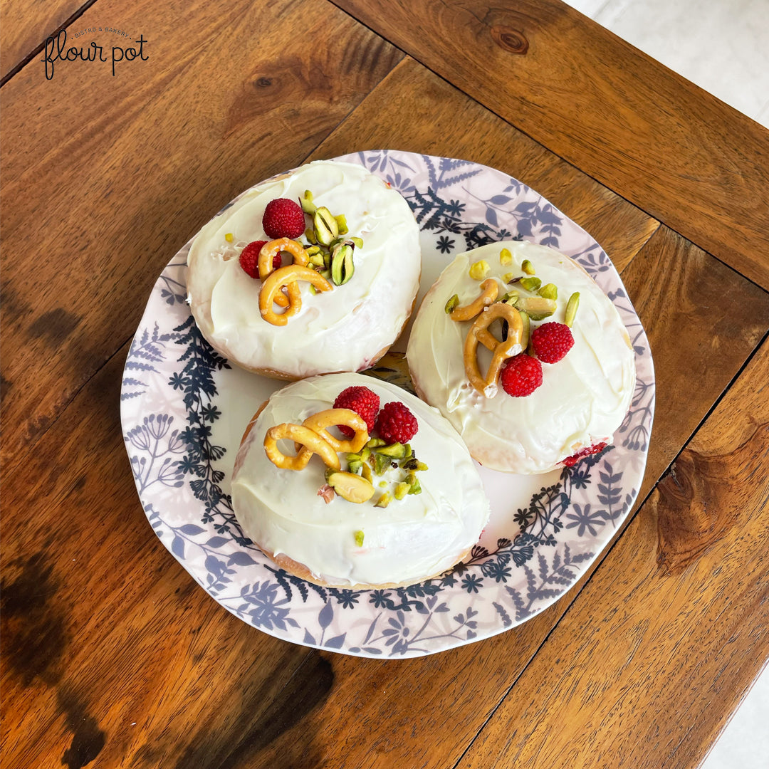 Wild Raspberry Doughnuts β Brioche & Sampinit | Flour Pot PH